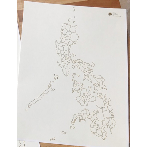 Blank Philippine Map - Medium (by Our Living Learning) - The Learning ...